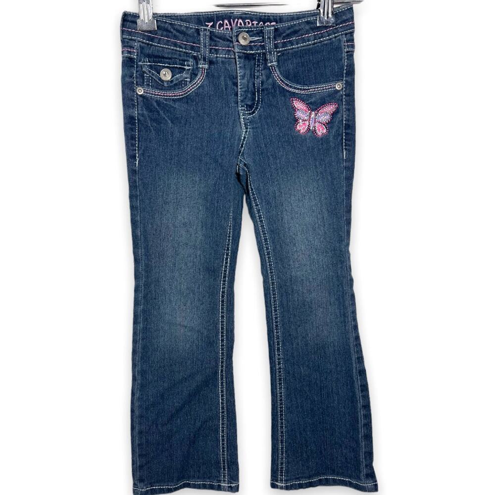 Z. Cavaricci Bootcut Bling Butterfly Jeans